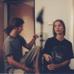 Josh and Graham in the studio in 2004