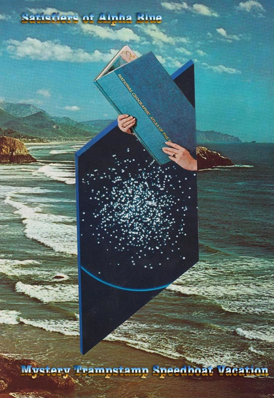 Satisfiers of Alpha Blue - Mystery Trampstamp Speedboat Vacation