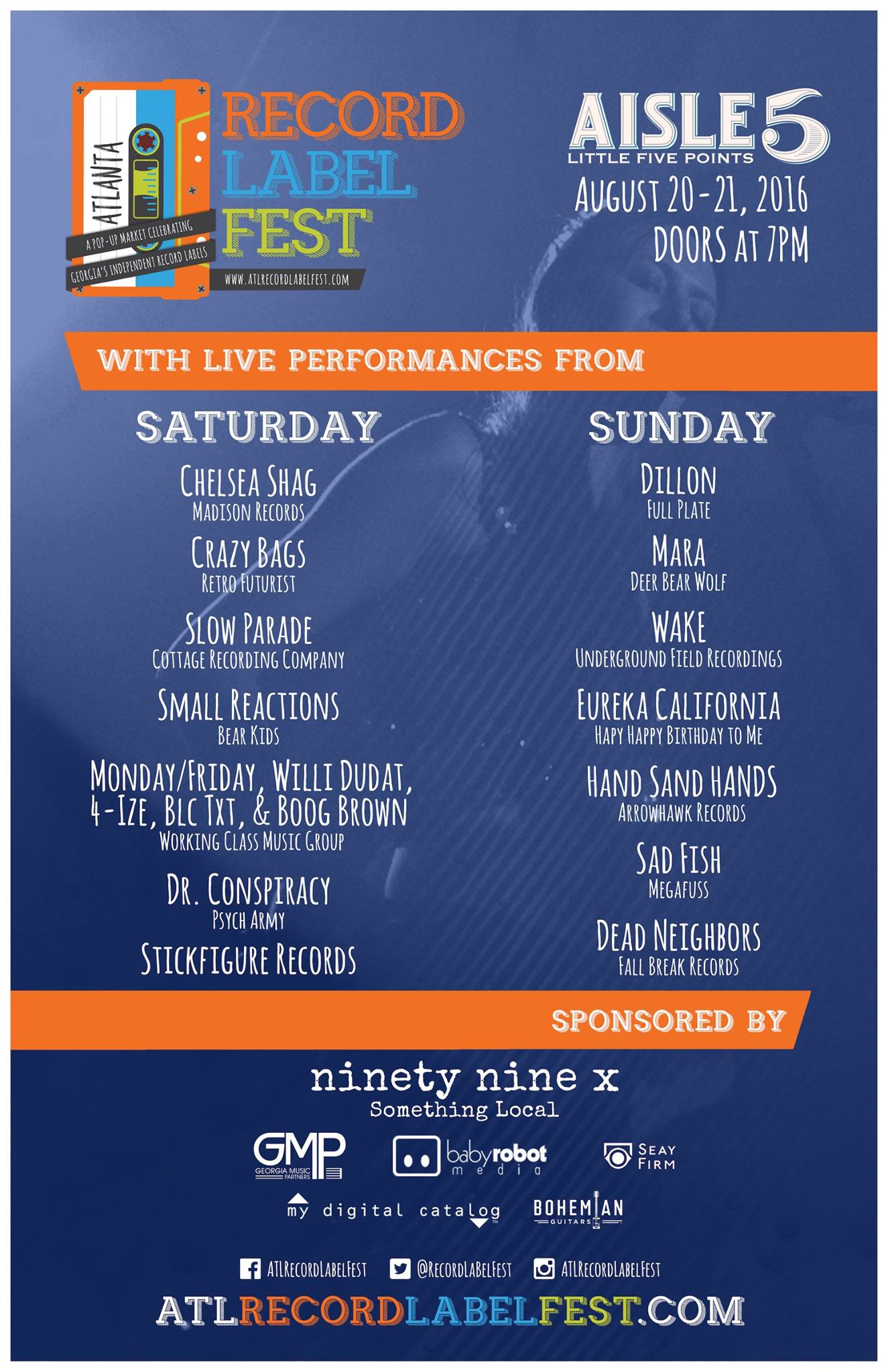 Atlanta Record Label Fest 2016 lineup