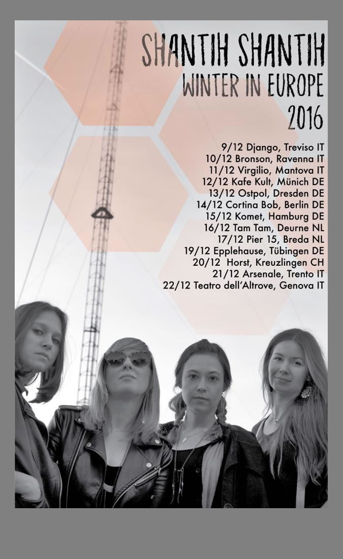 Shantih Shantih European Tour Poster