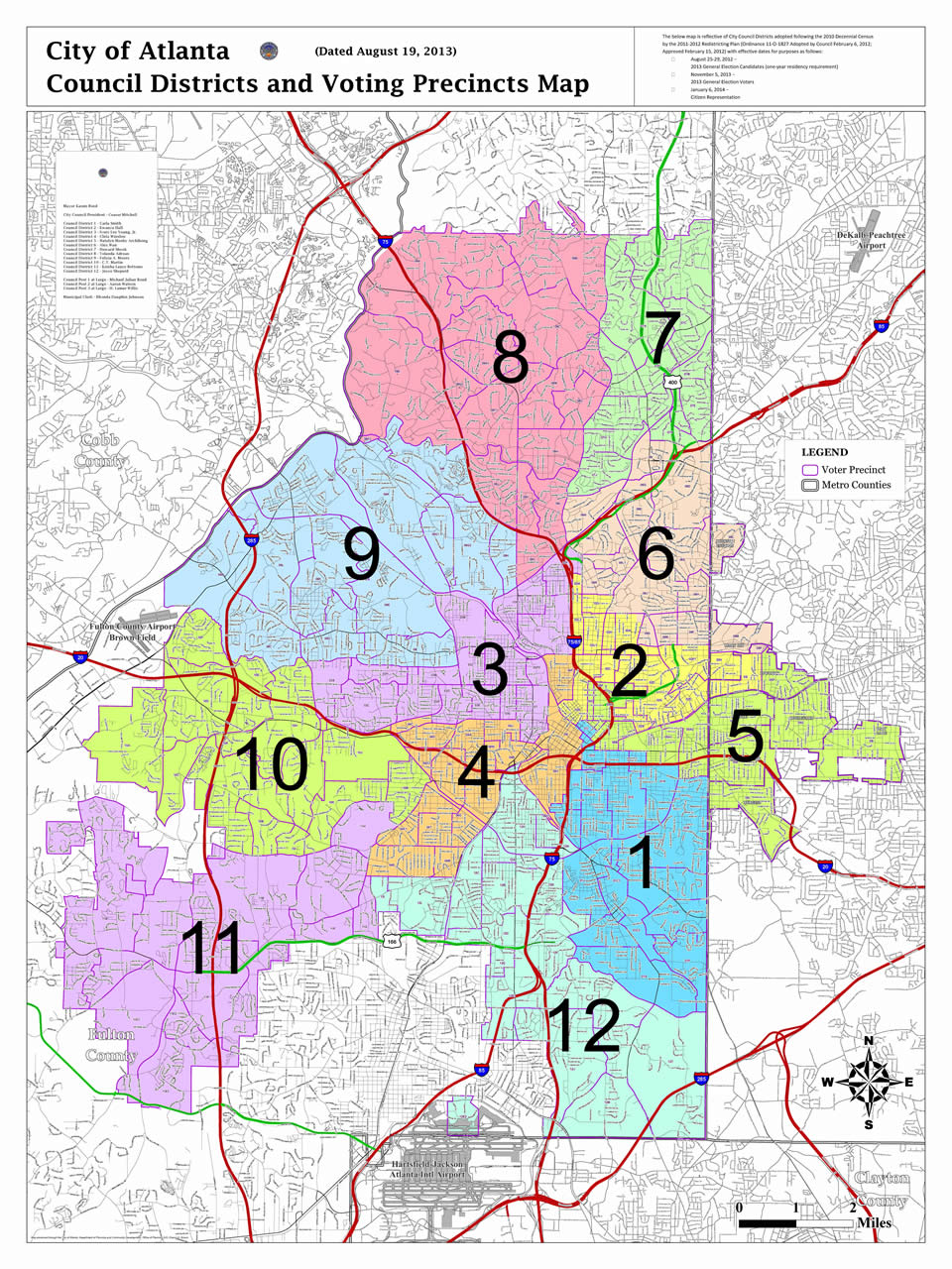 Atlanta Zoning Map