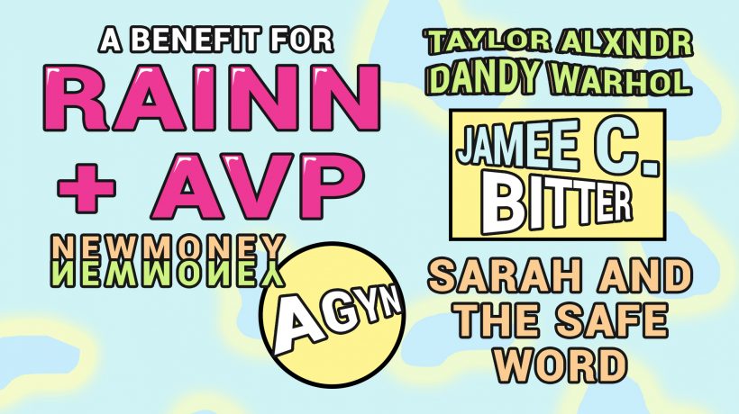 RAINN + AVP Benefit Flyer