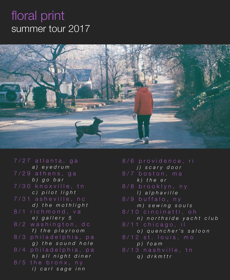 floral print tour