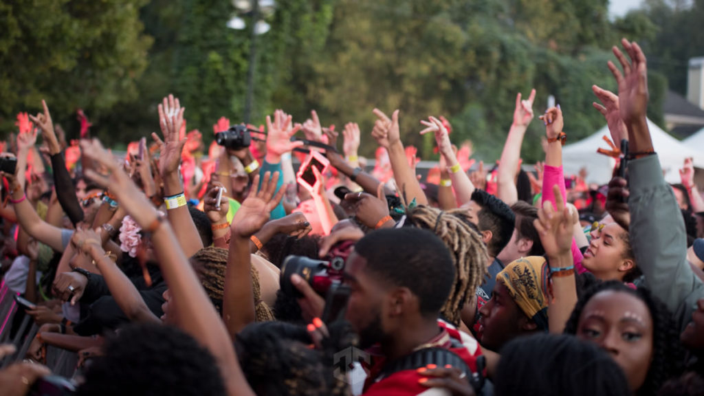 AFROPUNK Crowd Getting Hype