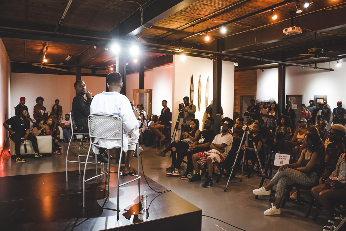 Trevon Williams and James Supreme at Level Up Atlanta