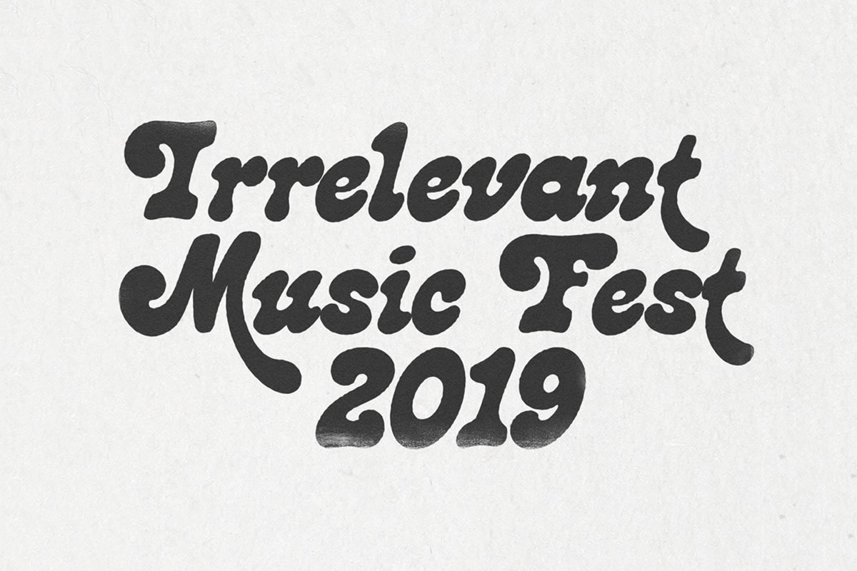 Irrelevant Music Fest 2019 logo.