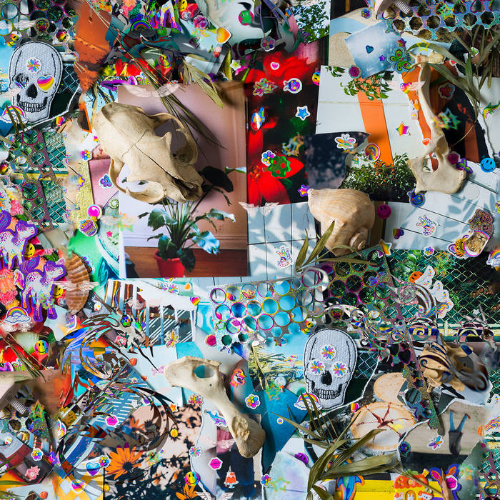 front cover of floral print EP.