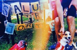 picture of table with banner the reads Salute Yr Jorts.
