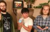 members of Dead Neighbors holding different balls