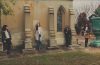 members of Shantih Shantih in Oakland Cemetary
