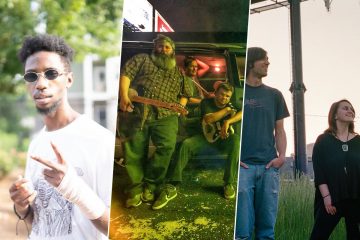 three panel photo with images of BOREGARD., Je Suis France and Fun Isn't Fair