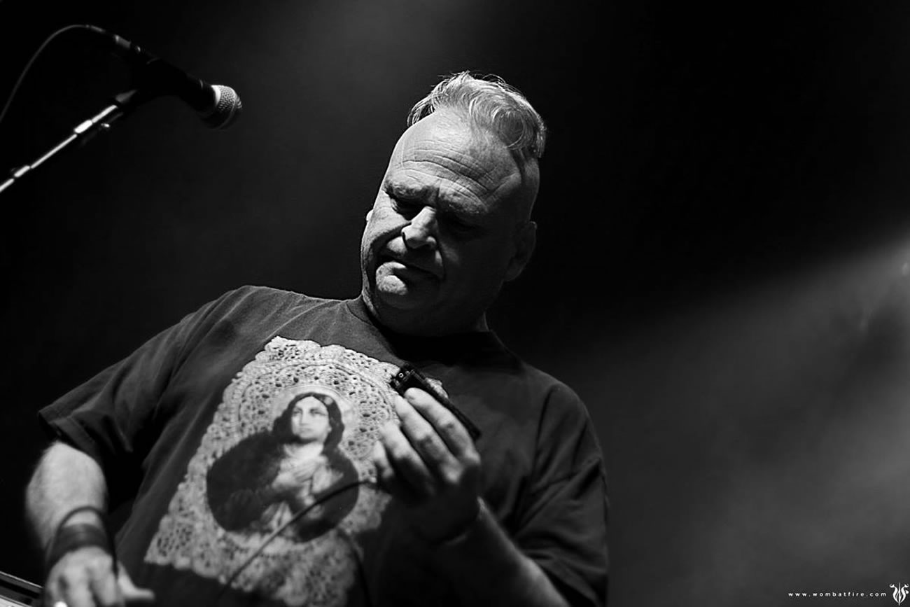 Joe Brisendine with his harmonica at the Tabenacle.