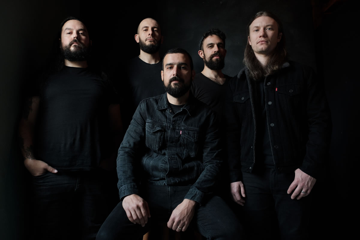 press photo of the metal band Irist