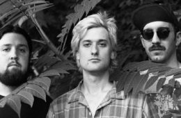 Black and white photo of the Nashville band Blonde Bones.