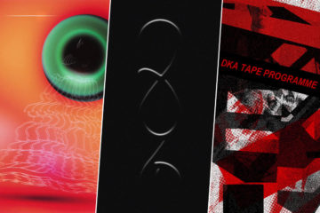 three panel photo with album art from JMY, Clone Suspect, and DKA Records