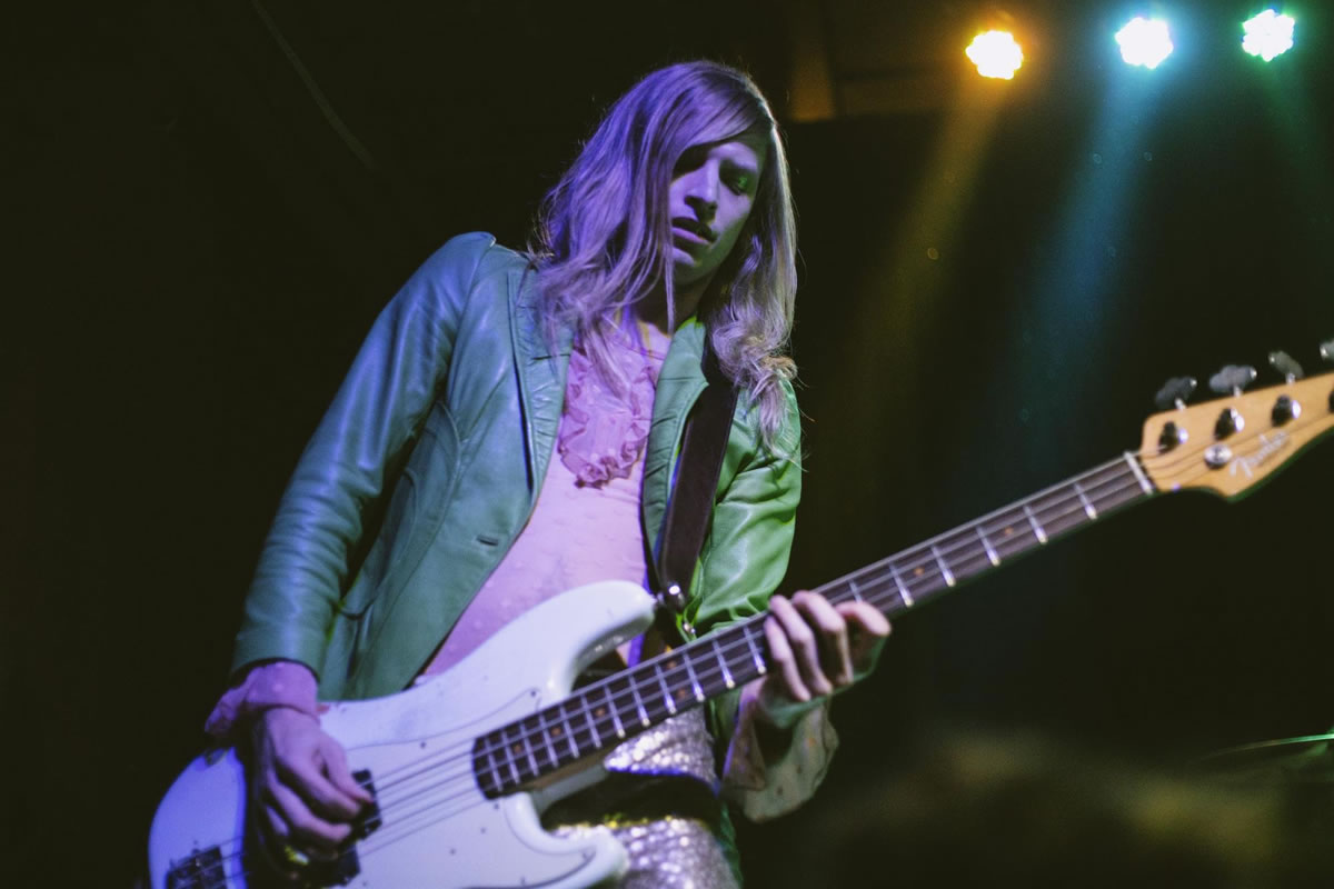 Aaron Lecesne of Starbanders performing at the Masquerade