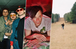 three panel image of Pike Co., of Montreal, and Hollow Sinatra