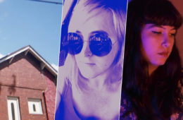 three panel image of Thousandaire, Erica Strout, and Bathe Alone