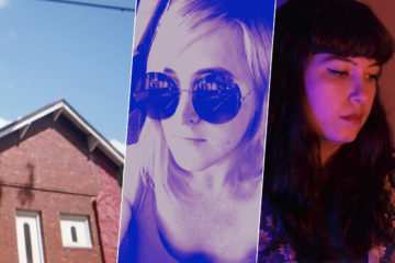 three panel image of Thousandaire, Erica Strout, and Bathe Alone