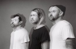 black and white photo of the band Mighty