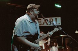 Tyler Perkins of Gold Line performing at the EARL in Atlanta