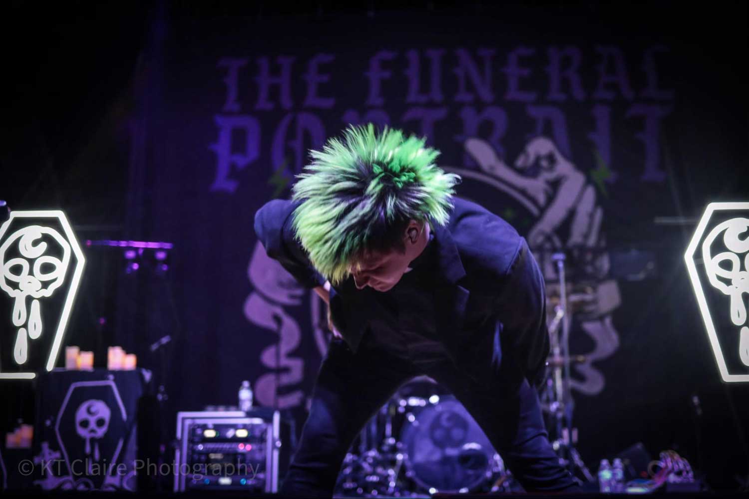 The Funeral Portrait performing at the Big Ass Gig