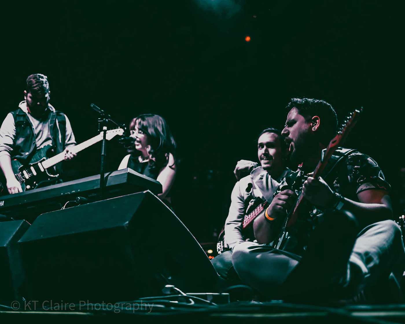 glimmers performing at the Big Ass Gig