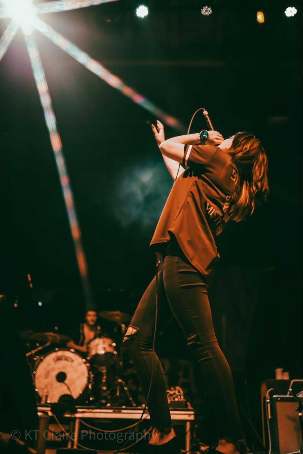 Misty Eyed performing at the Big Ass Gig