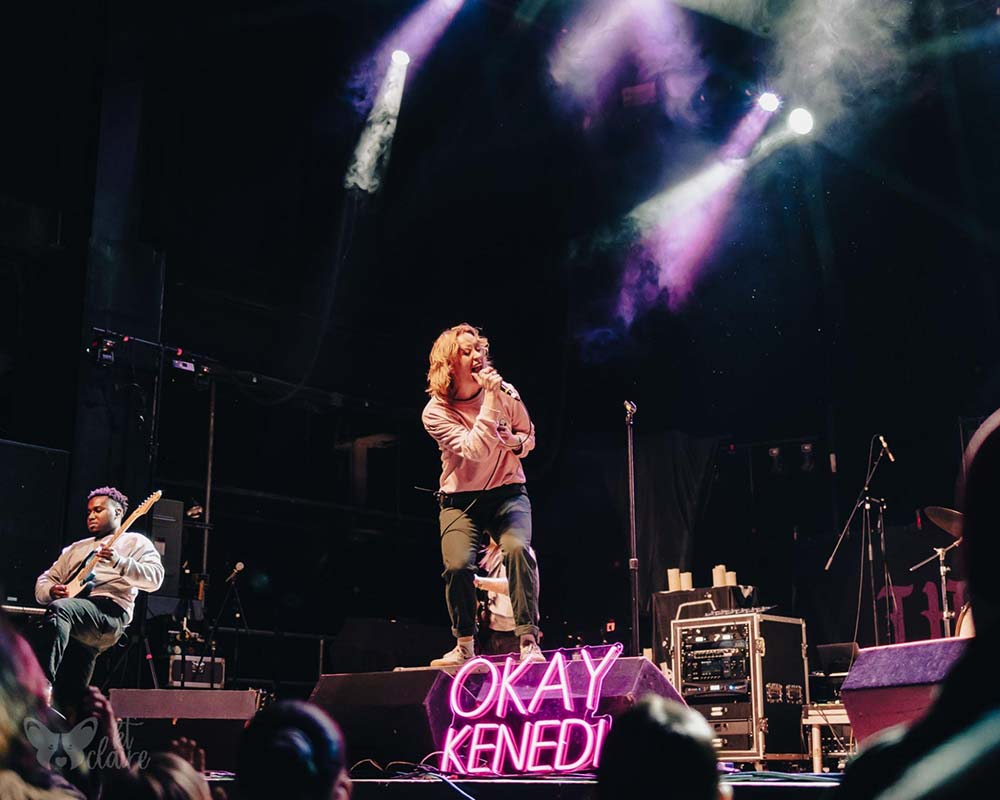 Okay Kenedi performing at the BAG