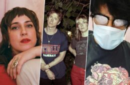 Panel of three images featuring Jordan Reynolds of Rose Hotel, Ultra Lights and Gokul Parasuram of Hallucinojerks