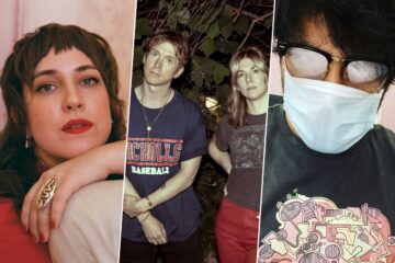 Panel of three images featuring Jordan Reynolds of Rose Hotel, Ultra Lights and Gokul Parasuram of Hallucinojerks