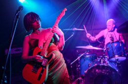 SMALL's Samm Severin and Trevor Flanders rocking out
