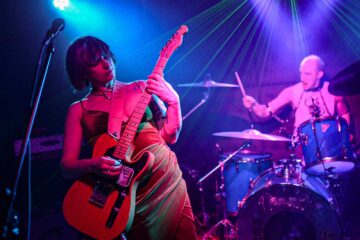 SMALL's Samm Severin and Trevor Flanders rocking out